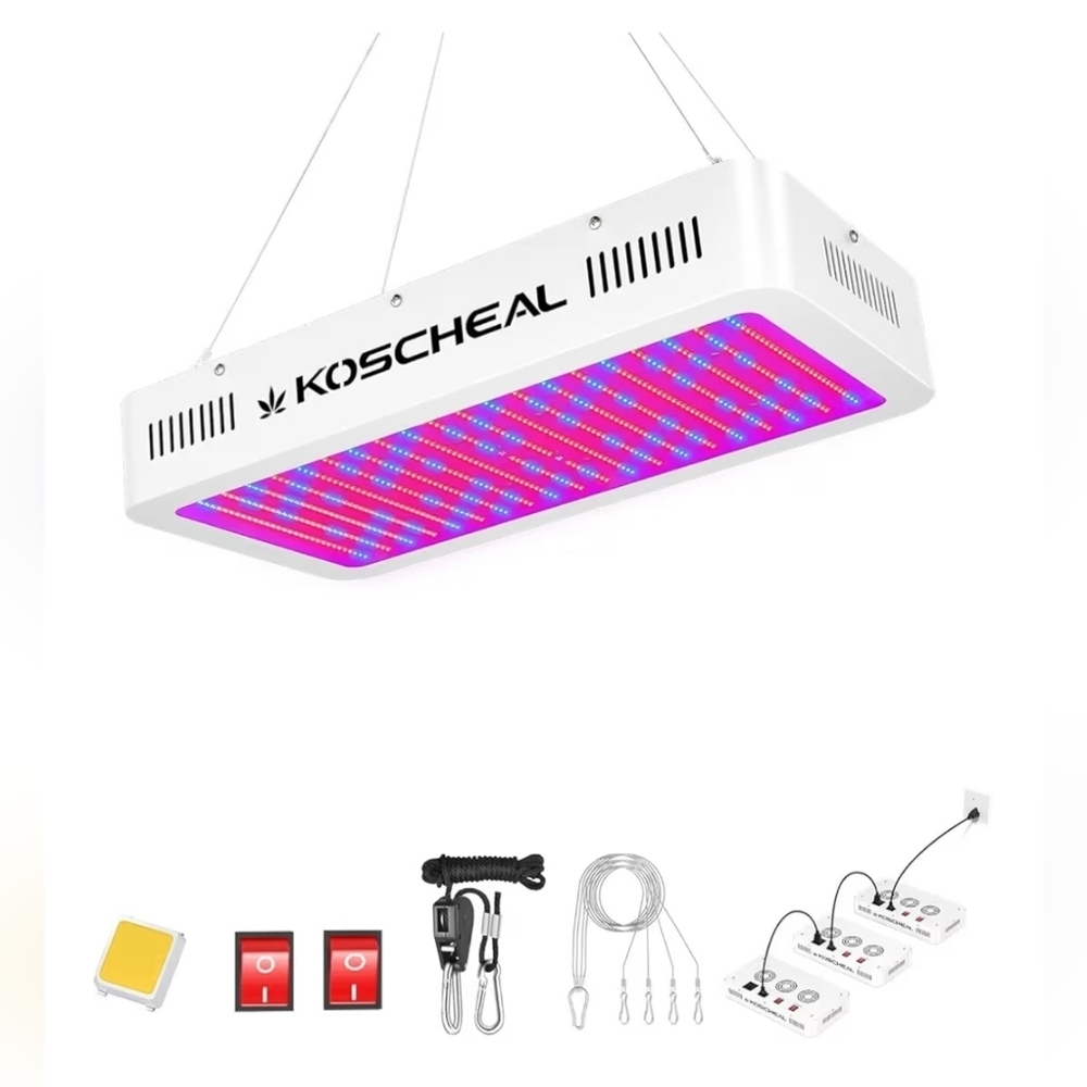 KOSCHEAL KS2000 LED Grow Light 230W Full Spectrum | UV + IR | Veg & Bloom
